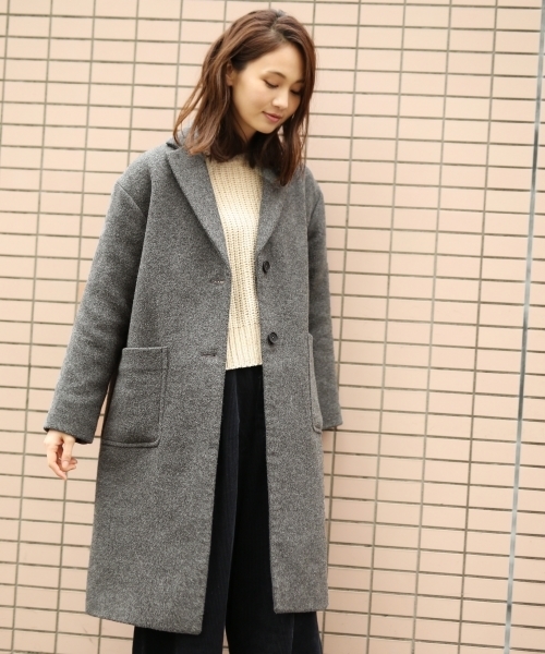 GLOBAL WORK ウールコート チェスターコートグローバルワーク