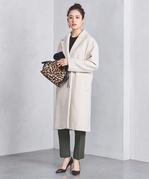 UNITED ARROWS ビッグチェスターコート 34サイズキュプラ100
