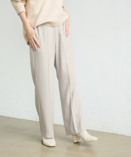 LOWRYS FARM（ローリーズファーム）の「センタープレスフレアパンツ