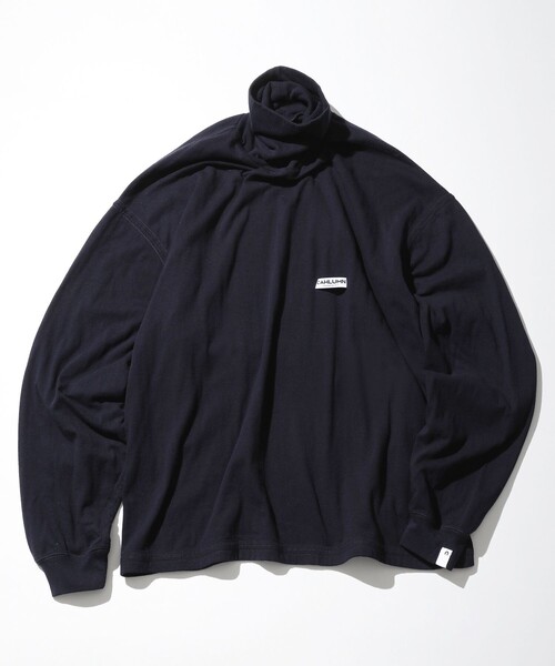 CAHLUMN/カウラム Double Face Cotton Turtleneck Shirt/ダブルフェイス コットン タートルネック シャツ