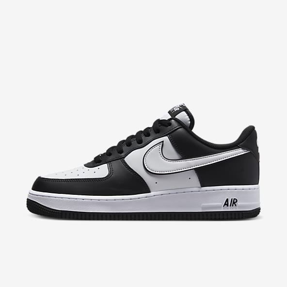 Black Air Force 1 Shoes. Nike JP