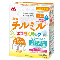 森永チルミル エコらくパック つめかえ用 | 育児用食品 | 商品紹介