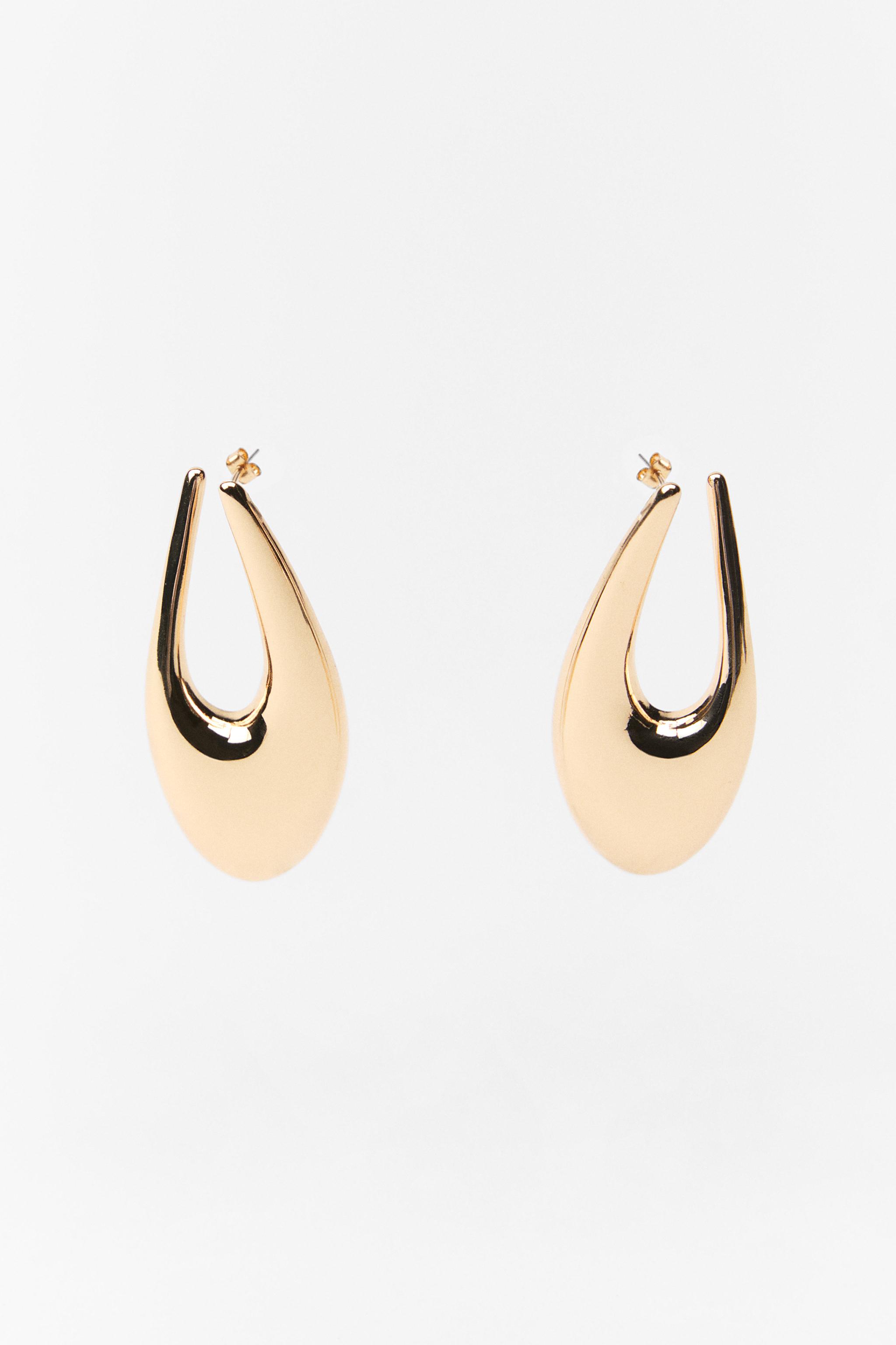ロングフープ ピアス - ゴールド | ZARA Japan / 日本