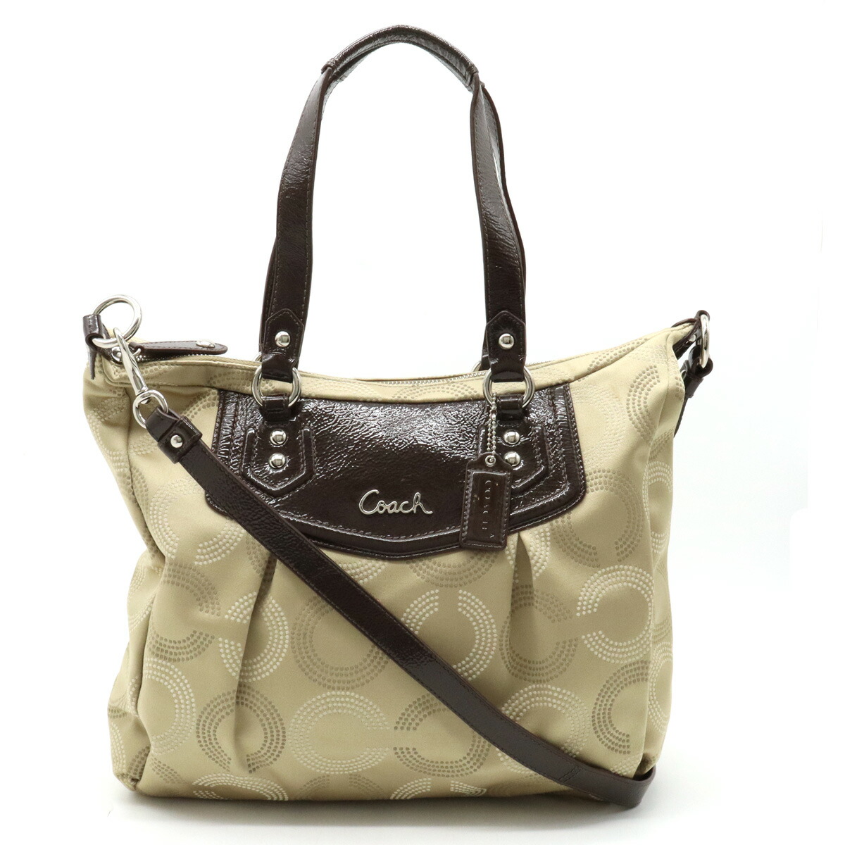 楽天市場】【バッグ】COACH コーチ オプアート トートバッグ 2WAY