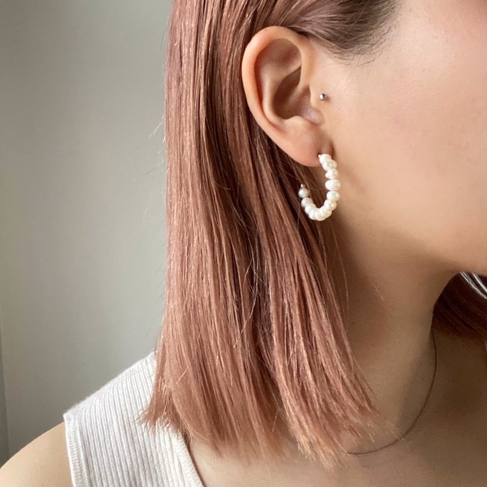 顔まわりを明るく見せてくれる♡ZARAの「大ぶりピアス」デザインが