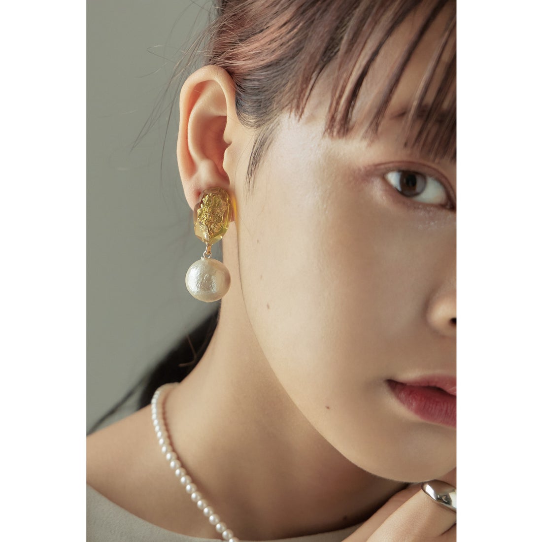 パール イヤリング アクセサリー レディース 華やか ウェディング