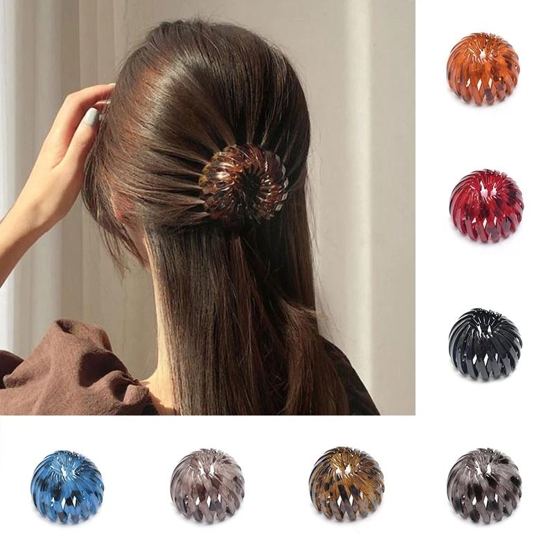 ヘアクリップ お団子 ポニーテール ポニーリング おだんご 鳥の巣 まとめ髪 ヘアホルダー 鳥の巣ヘアクリップ ヘアアクセサリー 髪留め 髪飾り : hairacc-035 : ちゅらネット にふぇーでーびる - 通販 - Yahoo!ショッピング