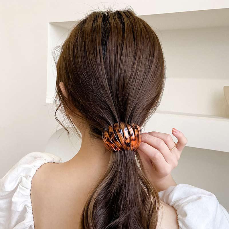 ヘアクリップ お団子 ポニーテール ポニーリング おだんご 鳥の巣