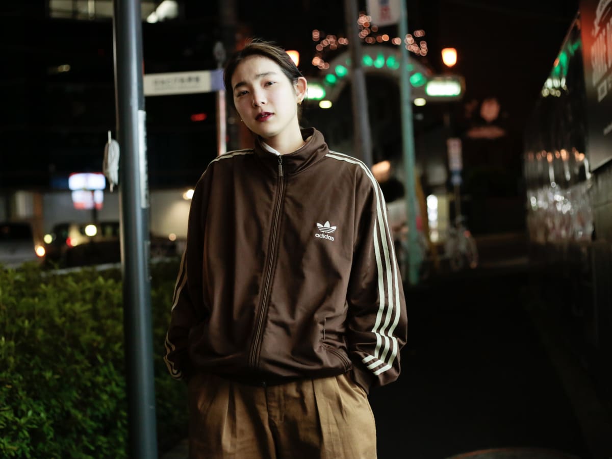 80sデサント製 adidasトラックジャケット 在原みゆ紀 着用モデル M-