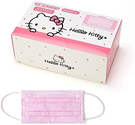 Amazon.co.jp: サンリオ マスク 不織布 女性用 ピンク 5枚 ハロー