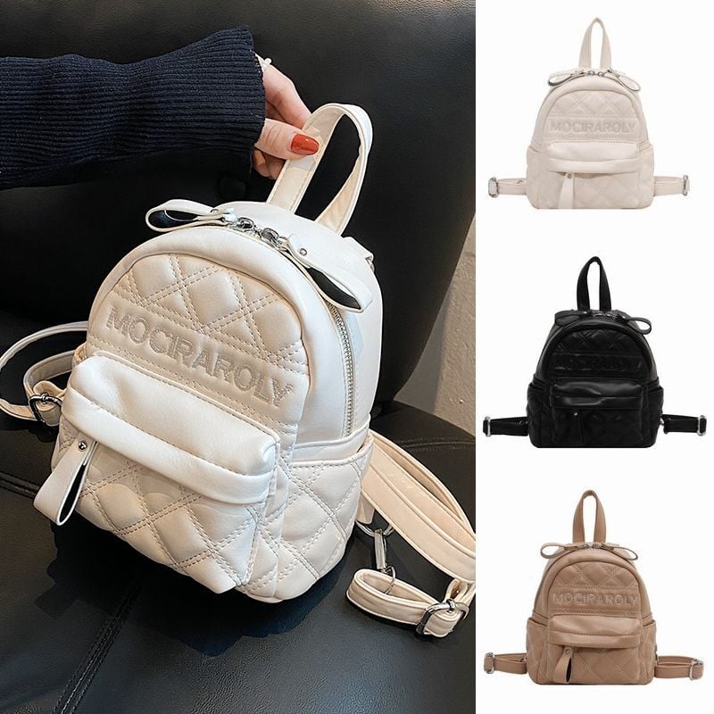 バックパック ミニバッグ リュック リュックサック 刺繍 バック レトロ 韓国ファッション レディース 大人可愛い ガーリー カジュアル / Ringe Embroidery Thread Small Mini Leisure Travel Backpack (DTC-652652239063) |