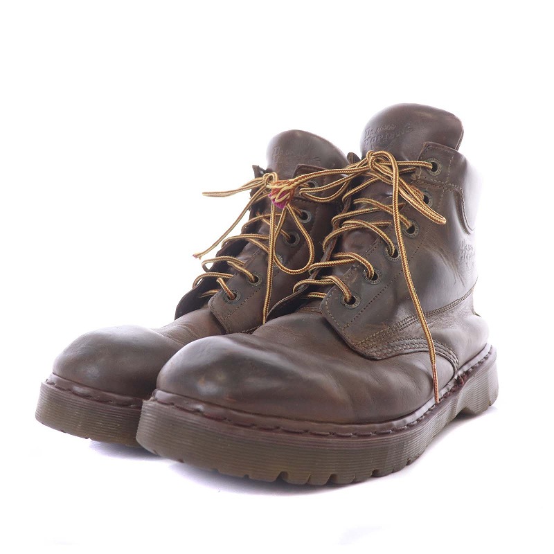 ドクターマーチン DR.MARTENS 英国製 ホールブーツ ワークブーツ レザー 大きいサイズ UK11 29.5cm 茶色 ブラウン /TY  ■GY12 メンズ