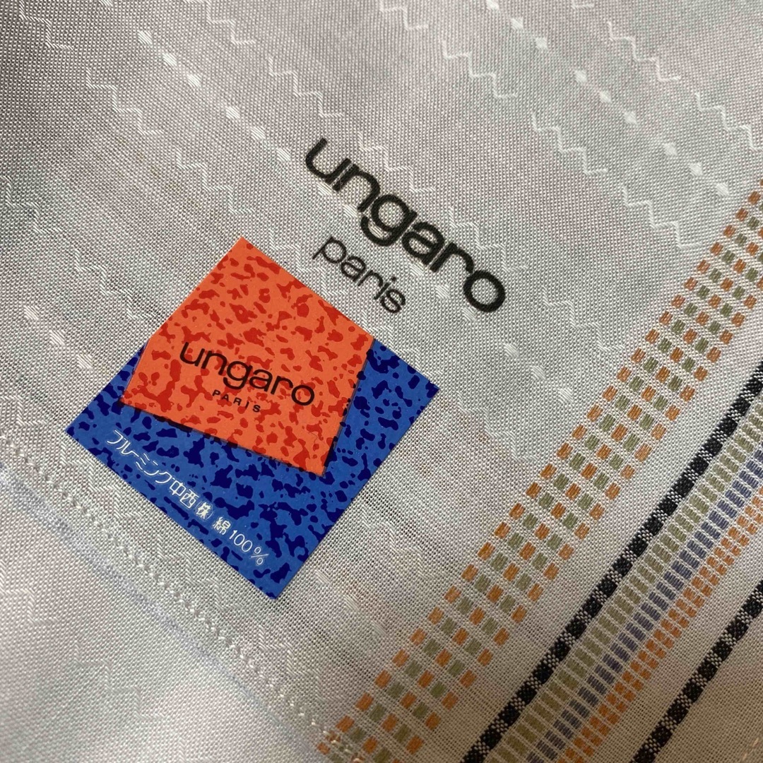 新品未使用ungaroメンズハンカチ2枚セット - 小物