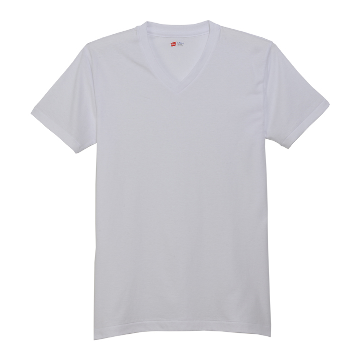 3枚組】アオラベルVネックTシャツ ホワイト | ヘインズの公式通販サイト