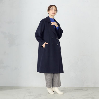 ２ＷＡＹ ウール混 ロングコート（12-26WE05-203）COMME CA ISM