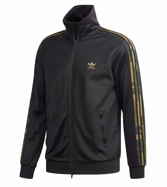 アディダス adidas オリジナルス トラックジャケット FM3363 迷彩ライン ジャージ メンズ 黒 ブラック カモフラージュ 迷彩 トレフィル スリーストライプ 春物 秋物