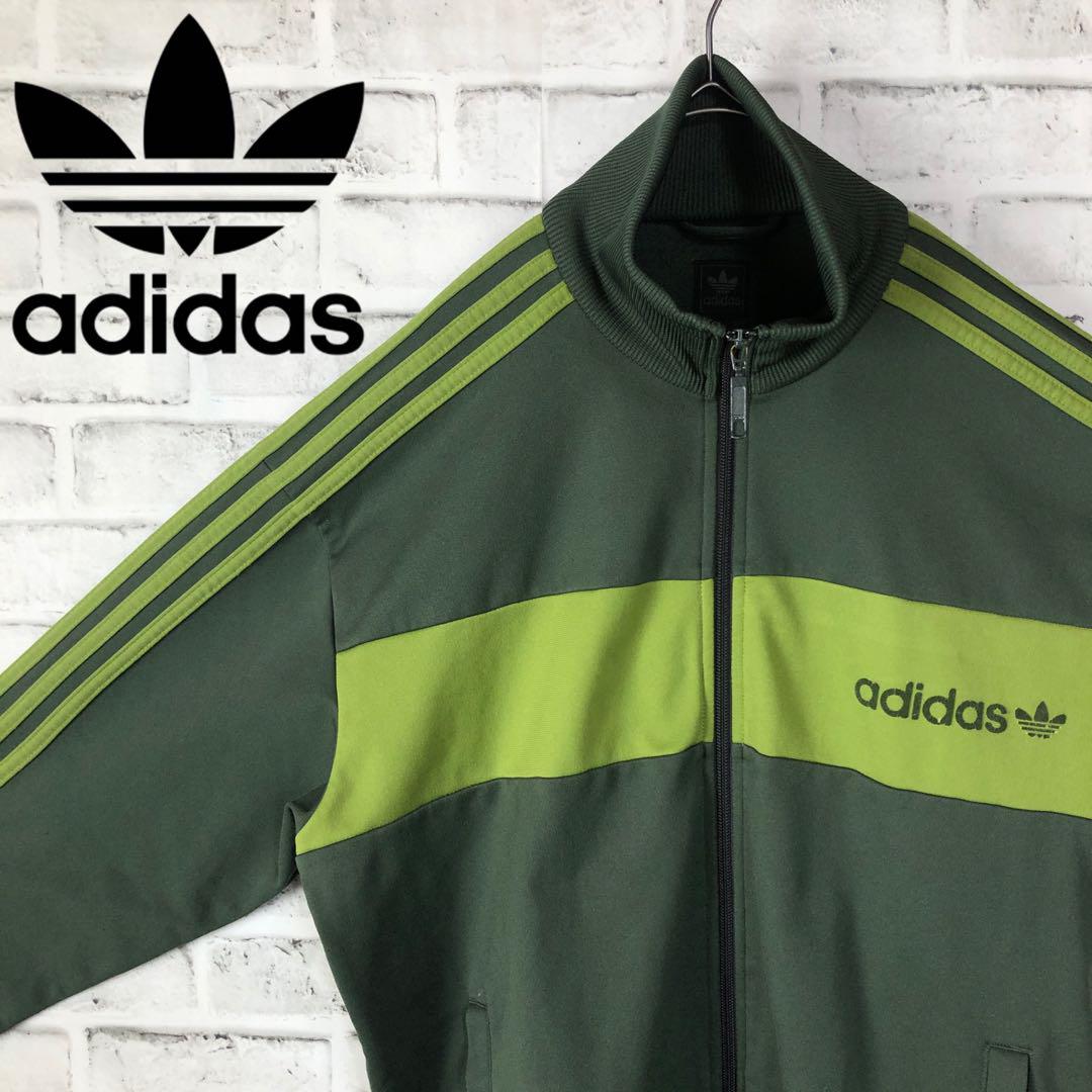 希少XL⭐️adidas トラックジャケット トレファイル カーキ あのちゃん-