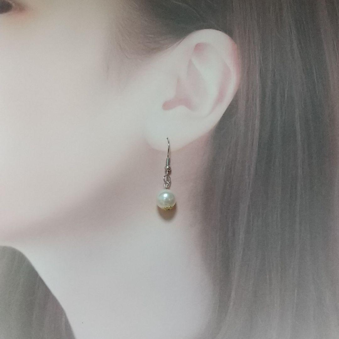 フォーマルにも♡華やか大ぶりパールのネックレス&ピアス(イヤリング