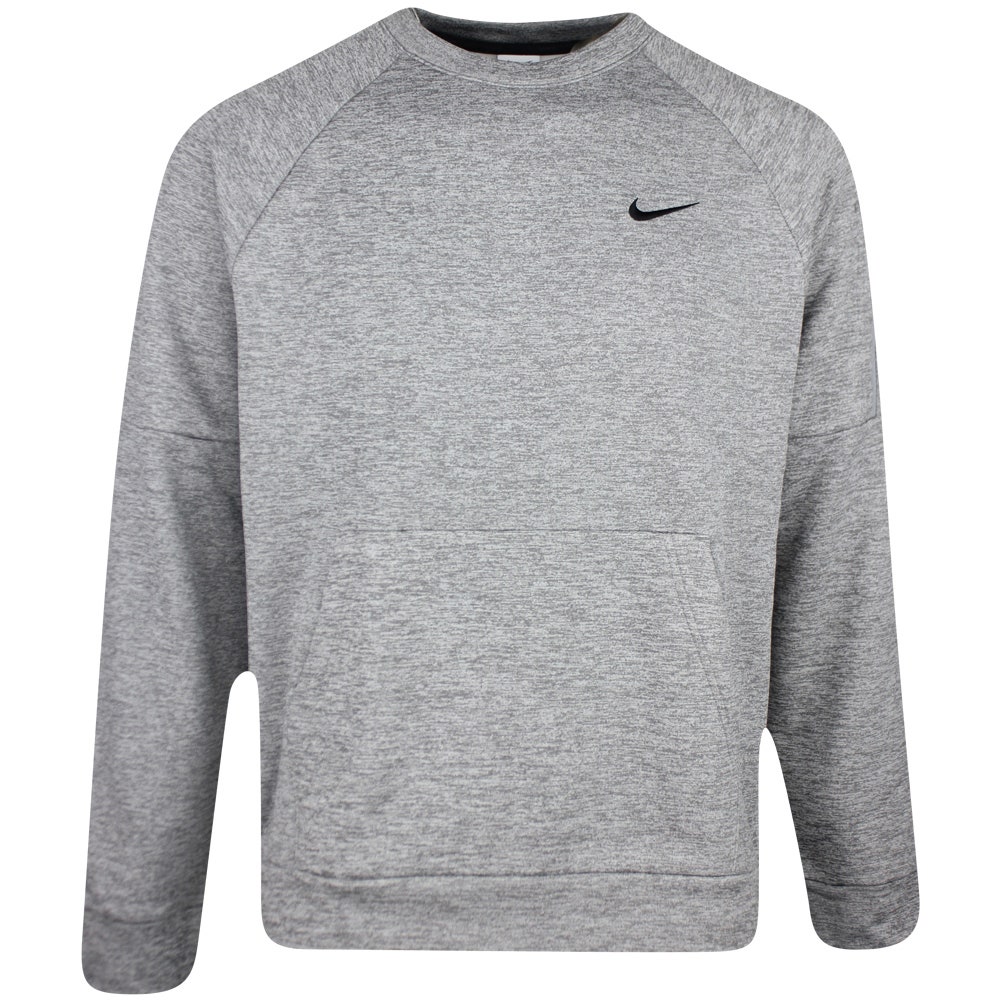 Nike Golf Pullover - NK Therma-Fit Crew Neck - Dk Grey Heather SP24