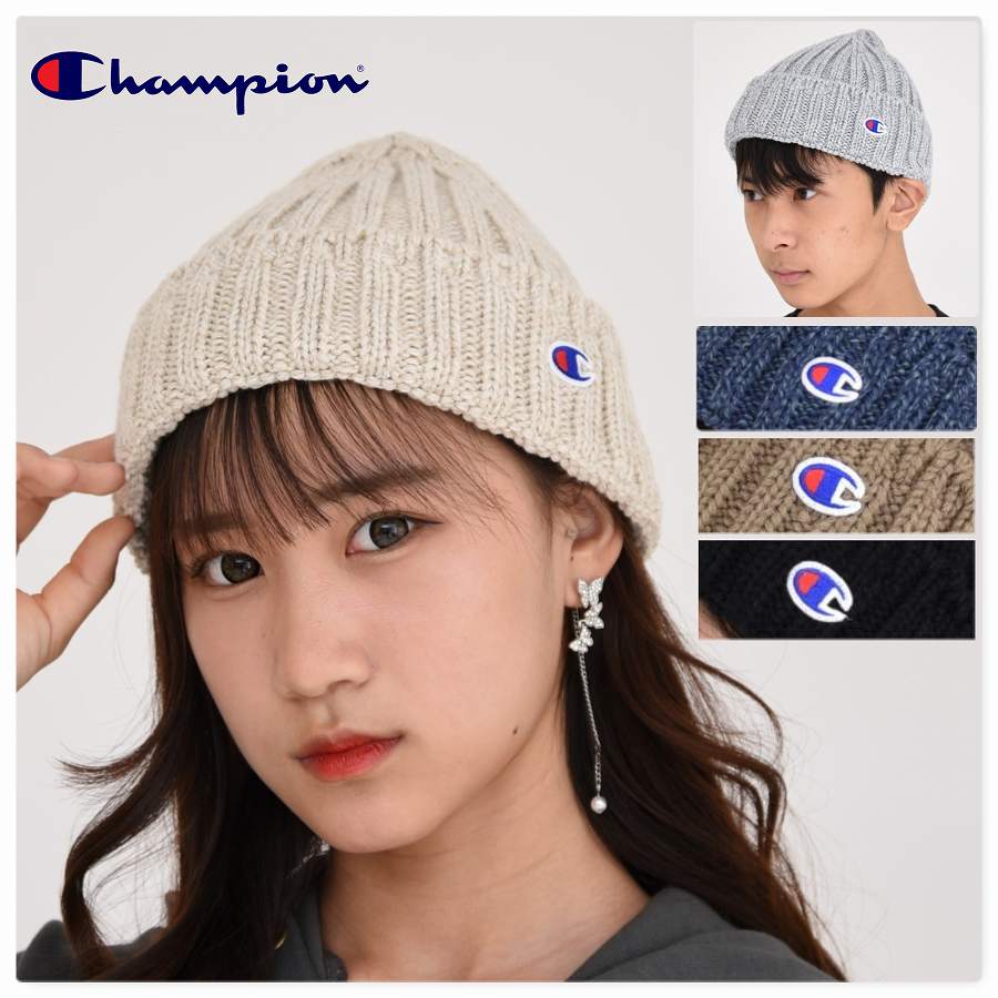 楽天市場】champion ニット帽 チャンピオンの通販