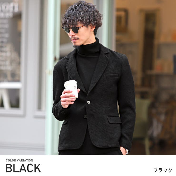 メンズ ジャケット ブラック - アウター