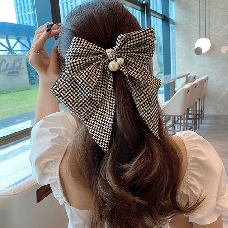 バナナクリップ マット ネイビー バレッタ ヘアクリップ 韓国 かわいい