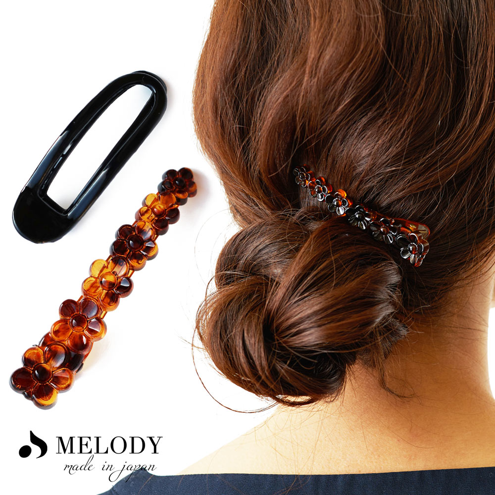 くちばしクリップ ヘアクリップ フラワー[品番：MLOA0001009]｜Melody