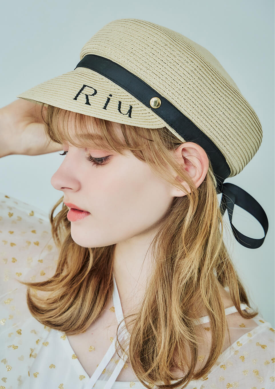 riu Ribbon barrette ヘアアクセサリー ブラック 【高知インター店