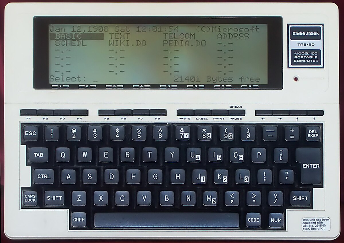 TRS-80 Model 100 - Wikipedia