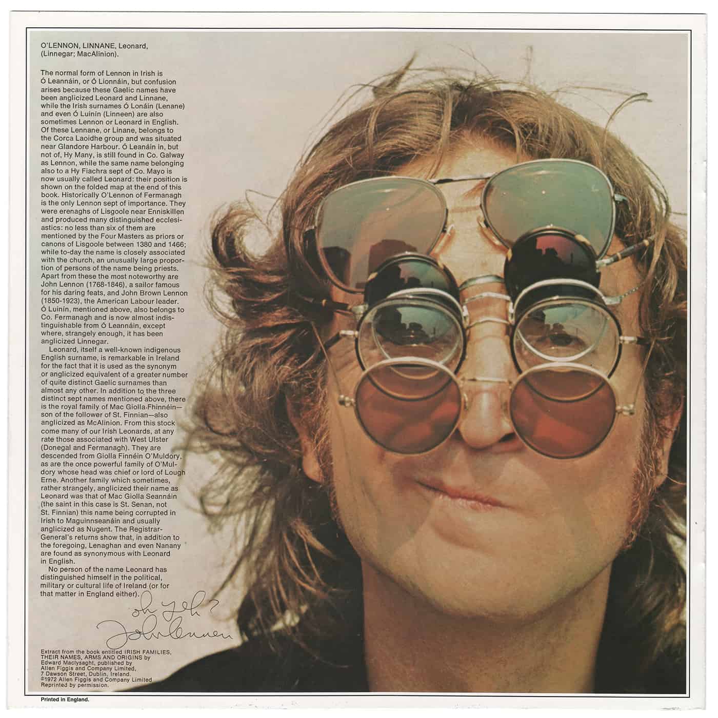 Walls And Bridges - John Lennon with The Plastic Ono Nuclear Band
