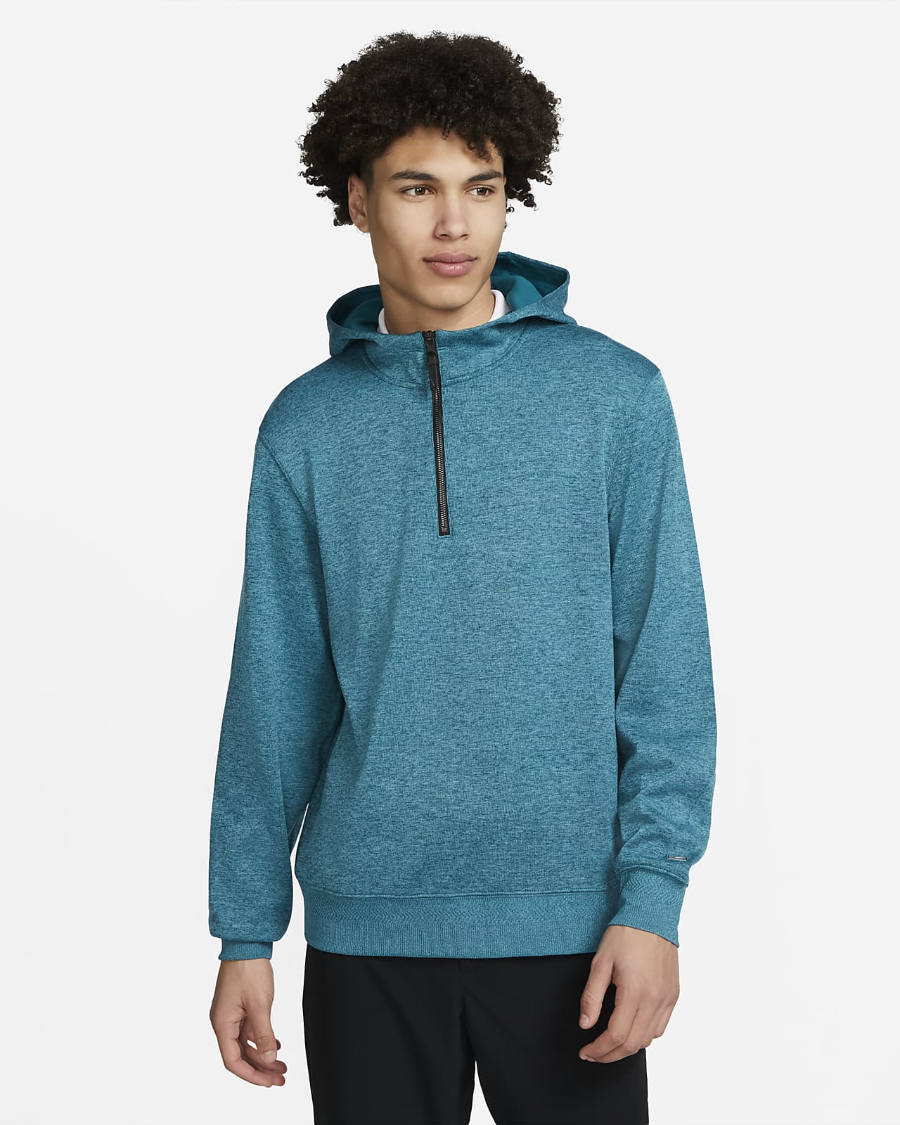 Nike Men's Dri-FIT Golf Hoodie | Geode Teal / Teal Nebula / Brushed Silver (Size XL Only)